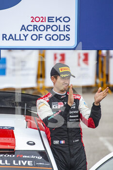 2021-09-12 - Ogier Sébastien (fra), Toyota Gazoo Racing WRT, Toyota Yaris WRC, portrait during the 2021 Acropolis Rally Greece, 9th round of the 2021 FIA WRC, FIA World Rally Championship, from September 9 to 12, 2021 in Lamia, Greece - 2021 ACROPOLIS RALLY GREECE, 9TH ROUND OF THE 2021 FIA WRC, FIA WORLD RALLY CHAMPIONSHIP - RALLY - MOTORS
