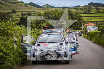 2021-09-15 - 27 CARTIER Victor (FRA), CRAEN Fabien (FRA), Victor CARTIER, Toyota Yaris Rally2-KIT, during the 2021 FIA ERC Azores Rallye, 5th round of the 2021 FIA European Rally Championship, from September 16 to 18, 2021 in Ponta Delgada, Portugal - 2021 FIA ERC AZORES RALLYE, 5TH ROUND OF THE 2021 FIA EUROPEAN RALLY CHAMPIONSHIP - RALLY - MOTORS