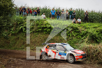 2021-09-18 - 12 REGO Luis Miguel (PRT), HENRIQUES Jorge (PRT), Skoda Fabia Rally2 evo, action during the 2021 FIA ERC Azores Rallye, 5th round of the 2021 FIA European Rally Championship, from September 16 to 18, 2021 in Ponta Delgada, Portugal - 2021 FIA ERC AZORES RALLYE, 5TH ROUND OF THE 2021 FIA EUROPEAN RALLY CHAMPIONSHIP - RALLY - MOTORS