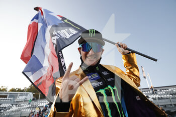 2021-10-10 - Podium Andreas BAKKERUD (NOR) of team GFS Motorsport Egyesület / ES K&N of World RX, portrait during the World RX of Benelux, 6th round of the 2021 FIA World Rallycross Championship, FIA WRX, from October 8 and 10 on the Circuit de Spa-Francorchamps, in Stavelot, Belgium - WORLD RX OF BENELUX, 6TH ROUND OF THE 2021 FIA WORLD RALLYCROSS CHAMPIONSHIP, FIA WRX - RALLY - MOTORS