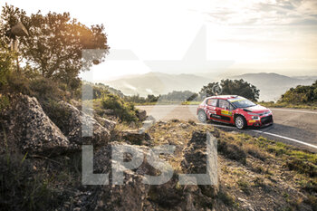 2021-10-15 - 21 Ostberg Mads (nor), Eriksen Torstein (nor), TRT World Rally Team, Citroen C3, action during the RACC Rally Catalunya de Espana, 11th round of the 2021 FIA WRC, FIA World Rally Championship, from October 14 to 17, 2021 in Salou, Catalonia, Spain - RACC RALLY CATALUNYA DE ESPANA, 11TH ROUND OF THE 2021 FIA WRC, FIA WORLD RALLY CHAMPIONSHIP - RALLY - MOTORS