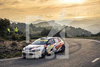 2021-10-15 - 25 Linnamae Georg (est), Morgan James (gbr), ALM Motorsport, Volkswagen Polo GTi, action during the RACC Rally Catalunya de Espana, 11th round of the 2021 FIA WRC, FIA World Rally Championship, from October 14 to 17, 2021 in Salou, Catalonia, Spain - RACC RALLY CATALUNYA DE ESPANA, 11TH ROUND OF THE 2021 FIA WRC, FIA WORLD RALLY CHAMPIONSHIP - RALLY - MOTORS