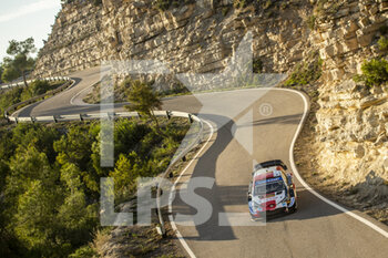 2021-10-15 - 01 Ogier Sébastien (fra), Ingrassia Julien (fra), Toyota Gazoo Racing WRT, Toyota Yaris WRC, action during the RACC Rally Catalunya de Espana, 11th round of the 2021 FIA WRC, FIA World Rally Championship, from October 14 to 17, 2021 in Salou, Catalonia, Spain - RACC RALLY CATALUNYA DE ESPANA, 11TH ROUND OF THE 2021 FIA WRC, FIA WORLD RALLY CHAMPIONSHIP - RALLY - MOTORS