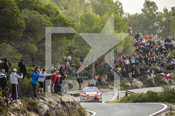 2021-10-16 - 14 Solans Nil (spa), Marti Marc (spa), Hyundai 2C Competition, Hyundai i20 Coupé WRC, action during the RACC Rally Catalunya de Espana, 11th round of the 2021 FIA WRC, FIA World Rally Championship, from October 14 to 17, 2021 in Salou, Catalonia, Spain - RACC RALLY CATALUNYA DE ESPANA, 11TH ROUND OF THE 2021 FIA WRC, FIA WORLD RALLY CHAMPIONSHIP - RALLY - MOTORS