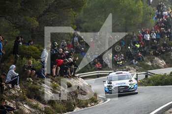 2021-10-16 - 44 Greensmith Gus (gbr), Patterson Chris (irl), M-Sport Ford World Rally Team, Ford Fiesta WRC, action during the RACC Rally Catalunya de Espana, 11th round of the 2021 FIA WRC, FIA World Rally Championship, from October 14 to 17, 2021 in Salou, Catalonia, Spain - RACC RALLY CATALUNYA DE ESPANA, 11TH ROUND OF THE 2021 FIA WRC, FIA WORLD RALLY CHAMPIONSHIP - RALLY - MOTORS