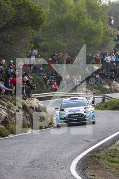 2021-10-16 - 16 Fourmaux Adrien (fra), Coria Alexandre (fra), M-Sport Ford World Rally Team, Ford Fiesta WRC, action during the RACC Rally Catalunya de Espana, 11th round of the 2021 FIA WRC, FIA World Rally Championship, from October 14 to 17, 2021 in Salou, Catalonia, Spain - RACC RALLY CATALUNYA DE ESPANA, 11TH ROUND OF THE 2021 FIA WRC, FIA WORLD RALLY CHAMPIONSHIP - RALLY - MOTORS