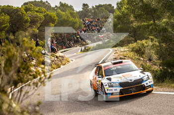 2021-10-16 - 30 Ingram Chris (gbr), Whittock Ross (gbr), Skoda Fabia Evo, action during the RACC Rally Catalunya de Espana, 11th round of the 2021 FIA WRC, FIA World Rally Championship, from October 14 to 17, 2021 in Salou, Catalonia, Spain - RACC RALLY CATALUNYA DE ESPANA, 11TH ROUND OF THE 2021 FIA WRC, FIA WORLD RALLY CHAMPIONSHIP - RALLY - MOTORS