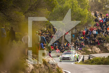 2021-10-16 - 41 Simpson Neil (gbr), Gibson Michael (gbr), Skoda Fabia Evo, action during the RACC Rally Catalunya de Espana, 11th round of the 2021 FIA WRC, FIA World Rally Championship, from October 14 to 17, 2021 in Salou, Catalonia, Spain - RACC RALLY CATALUNYA DE ESPANA, 11TH ROUND OF THE 2021 FIA WRC, FIA WORLD RALLY CHAMPIONSHIP - RALLY - MOTORS