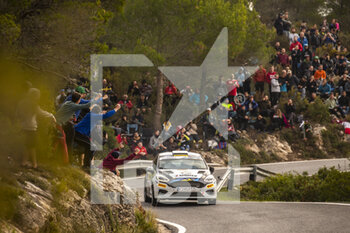 2021-10-16 - 53 Virves Robert (est), Pruul Sander (est), Ford Fiesta Rally4, action during the RACC Rally Catalunya de Espana, 11th round of the 2021 FIA WRC, FIA World Rally Championship, from October 14 to 17, 2021 in Salou, Catalonia, Spain - RACC RALLY CATALUNYA DE ESPANA, 11TH ROUND OF THE 2021 FIA WRC, FIA WORLD RALLY CHAMPIONSHIP - RALLY - MOTORS