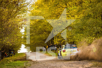 2021-10-22 - 19 TURÁN Frigyes (HUN), BAGAMÉRI László (HUN), Turán Motorsport Kft, Volkswagen Polo Gti R5, action during the 2021 FIA ERC Rally Hungary, 7th round of the 2021 FIA European Rally Championship, from October 21 to 24, 2021 in Nyiregyhaza, Hungary - 2021 FIA ERC RALLY HUNGARY, 7TH ROUND OF THE 2021 FIA EUROPEAN RALLY CHAMPIONSHIP - RALLY - MOTORS