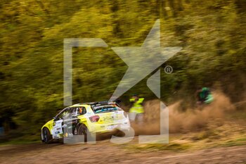 2021-10-22 - 19 TURÁN Frigyes (HUN), BAGAMÉRI László (HUN), Turán Motorsport Kft, Volkswagen Polo Gti R5, action during the 2021 FIA ERC Rally Hungary, 7th round of the 2021 FIA European Rally Championship, from October 21 to 24, 2021 in Nyiregyhaza, Hungary - 2021 FIA ERC RALLY HUNGARY, 7TH ROUND OF THE 2021 FIA EUROPEAN RALLY CHAMPIONSHIP - RALLY - MOTORS