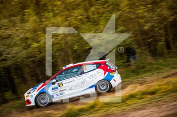 2021-10-22 - 33 Pajari Sami (FIN), SALMINEN Marko (FIN), Ford Fiesta Rally4, Porvoon Autopalvelu, action during the 2021 FIA ERC Rally Hungary, 7th round of the 2021 FIA European Rally Championship, from October 21 to 24, 2021 in Nyiregyhaza, Hungary - 2021 FIA ERC RALLY HUNGARY, 7TH ROUND OF THE 2021 FIA EUROPEAN RALLY CHAMPIONSHIP - RALLY - MOTORS