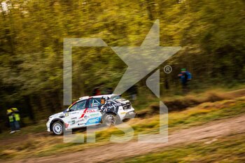 2021-10-22 - 35 MAIOR Norbert (ROU), MAIOR Francesca (ROU), TOPP-CARS RALLY TEAM, Peugeot 208, action during the 2021 FIA ERC Rally Hungary, 7th round of the 2021 FIA European Rally Championship, from October 21 to 24, 2021 in Nyiregyhaza, Hungary - 2021 FIA ERC RALLY HUNGARY, 7TH ROUND OF THE 2021 FIA EUROPEAN RALLY CHAMPIONSHIP - RALLY - MOTORS
