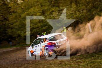2021-10-22 - 38 VOGEL Adrienn (HUN), NOTHEISZ Ivett (HUN), Roger Racing Kft., Ford Fiesta Rally4, action during the 2021 FIA ERC Rally Hungary, 7th round of the 2021 FIA European Rally Championship, from October 21 to 24, 2021 in Nyiregyhaza, Hungary - 2021 FIA ERC RALLY HUNGARY, 7TH ROUND OF THE 2021 FIA EUROPEAN RALLY CHAMPIONSHIP - RALLY - MOTORS