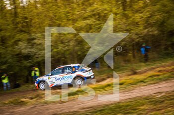 2021-10-22 - 39 MOLLE Amaury (BEL), ROCHE Yannick (FRA), Amaury MOLLE, Ford Fiesta, action during the 2021 FIA ERC Rally Hungary, 7th round of the 2021 FIA European Rally Championship, from October 21 to 24, 2021 in Nyiregyhaza, Hungary - 2021 FIA ERC RALLY HUNGARY, 7TH ROUND OF THE 2021 FIA EUROPEAN RALLY CHAMPIONSHIP - RALLY - MOTORS