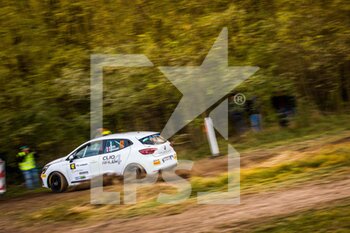 2021-10-22 - 42 FOTIA Anthony (FRA) DUNAND Arnaud (FRA), CHL Sport Auto, Renault Clio Rally4, action during the 2021 FIA ERC Rally Hungary, 7th round of the 2021 FIA European Rally Championship, from October 21 to 24, 2021 in Nyiregyhaza, Hungary - 2021 FIA ERC RALLY HUNGARY, 7TH ROUND OF THE 2021 FIA EUROPEAN RALLY CHAMPIONSHIP - RALLY - MOTORS