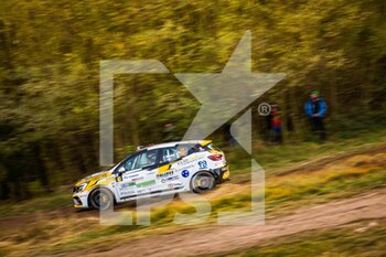 2021-10-22 - 47 MABELLINI Andrea (ITA), LENZI Virginia (ITA), Northon Racing, Renault Clio Rally5, action during the 2021 FIA ERC Rally Hungary, 7th round of the 2021 FIA European Rally Championship, from October 21 to 24, 2021 in Nyiregyhaza, Hungary - 2021 FIA ERC RALLY HUNGARY, 7TH ROUND OF THE 2021 FIA EUROPEAN RALLY CHAMPIONSHIP - RALLY - MOTORS