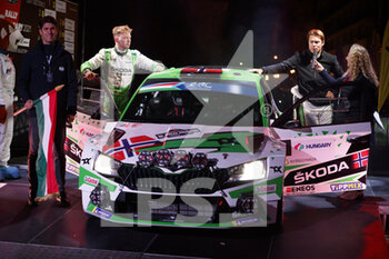 2021-10-22 - MIKKELSEN Andreas (NOR), EDMONDSON Elliot (GBR), TOKSPORT WRT, ¦koda Fabia Evo, portrait during the 2021 FIA ERC Rally Hungary, 7th round of the 2021 FIA European Rally Championship, from October 21 to 24, 2021 in Nyiregyhaza, Hungary - 2021 FIA ERC RALLY HUNGARY, 7TH ROUND OF THE 2021 FIA EUROPEAN RALLY CHAMPIONSHIP - RALLY - MOTORS