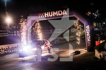2021-10-22 - 15 CAMPEDELLI Simone (ITA), CANTON Tania (ITA), TEAM MRF Tyres, Skoda Fabia Rally2 evo, action during the 2021 FIA ERC Rally Hungary, 7th round of the 2021 FIA European Rally Championship, from October 21 to 24, 2021 in Nyiregyhaza, Hungary - 2021 FIA ERC RALLY HUNGARY, 7TH ROUND OF THE 2021 FIA EUROPEAN RALLY CHAMPIONSHIP - RALLY - MOTORS