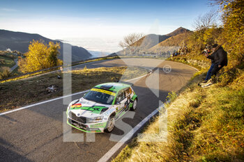 2021-11-20 - 21 Bulacia Marco (bol), Ohannesian Marcelo (arg), Toksport WRT, Skoda Fabia Evo, action during the ACI Rally Monza, 12th round of the 2021 FIA WRC, FIA World Rally Championship, from November 18 to 21, 2021 in Monza, Italy - ACI RALLY MONZA, 12TH ROUND OF THE 2021 FIA WRC, FIA WORLD RALLY CHAMPIONSHIP - RALLY - MOTORS