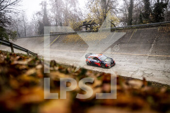 2021-11-21 - 02 Solberg Oliver (swe), Edmondson Elliot (gbr), Hyundai 2C Competition, Hyundai i20 Coupé WRC, action during the ACI Rally Monza, 12th round of the 2021 FIA WRC, FIA World Rally Championship, from November 18 to 21, 2021 in Monza, Italy - ACI RALLY MONZA, 12TH ROUND OF THE 2021 FIA WRC, FIA WORLD RALLY CHAMPIONSHIP - RALLY - MOTORS