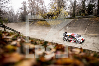 2021-11-21 - 33 Evans Elfyn (gbr), Martin Scott (gbr), Toyota Gazoo Racing WRT, Toyota Yaris WRC, action during the ACI Rally Monza, 12th round of the 2021 FIA WRC, FIA World Rally Championship, from November 18 to 21, 2021 in Monza, Italy - ACI RALLY MONZA, 12TH ROUND OF THE 2021 FIA WRC, FIA WORLD RALLY CHAMPIONSHIP - RALLY - MOTORS