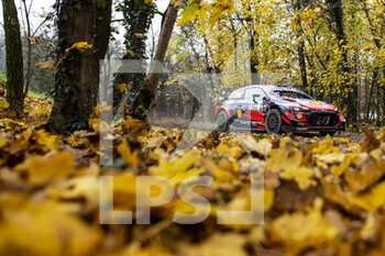 2021-11-21 - 11 Neuville Thierry (bel), Wydaeghe Martijn (bel), Hyundai Shell Mobis World Rally Team, Hyundai i20 Coupé WRC, action during the ACI Rally Monza, 12th round of the 2021 FIA WRC, FIA World Rally Championship, from November 18 to 21, 2021 in Monza, Italy - ACI RALLY MONZA, 12TH ROUND OF THE 2021 FIA WRC, FIA WORLD RALLY CHAMPIONSHIP - RALLY - MOTORS