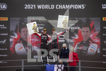 2021-11-21 - Ogier Sébastien (fra), Toyota Gazoo Racing WRT, Toyota Yaris WRC, Ingrassia Julien (fra), Toyota Gazoo Racing WRT, Toyota Yaris WRC, portrait during the ACI Rally Monza, 12th round of the 2021 FIA WRC, FIA World Rally Championship, from November 18 to 21, 2021 in Monza, Italy - ACI RALLY MONZA, 12TH ROUND OF THE 2021 FIA WRC, FIA WORLD RALLY CHAMPIONSHIP - RALLY - MOTORS
