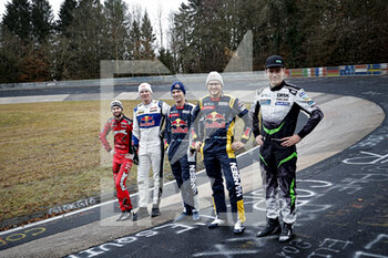 2021-11-26 - GRONHOLM Niclas (FIN), team GRX-SET World RX Team, Hyundai i20, World RX, portrait, KRISTOFFERSSON Johan (SWE), team KYB EKS JC, Audi S1, World RX, portrait, HANSEN Kevin (SWE), team Hansen World RX Team, Peugeot 208, World RX, portrait, SZABO Krisztian (HUN), team GRX-SET World RX Team, Hyundai i20, World RX, portrait, HANSEN Timmy (SWE), team Hansen World RX Team, Peugeot 208, World RX, portrait, during the World RX of Germany, 8th and 9th round of the 2021 FIA World Rallycross Championship, FIA WRX, from November 27 and 28 on the Nürburgring, in Nürburg, Germany - WORLD RX OF GERMANY, 8TH AND 9TH ROUND OF THE 2021 FIA WORLD RALLYCROSS CHAMPIONSHIP, FIA WRX - RALLY - MOTORS