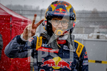 2021-11-28 - HANSEN Kevin (SWE), team Hansen World RX Team, Peugeot 208, World RX, portrait, podium, portrait during the World RX of Germany, 8th and 9th round of the 2021 FIA World Rallycross Championship, FIA WRX, from November 27 and 28 on the Nürburgring, in Nürburg, Germany - 2021 FIA WORLD RALLYCROSS CHAMPIONSHIP, FIA WRX - RALLY - MOTORS