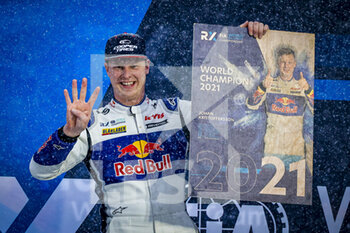 2021-11-28 - podium, portrait during the World RX of Germany, 8th and 9th round of the 2021 FIA World Rallycross Championship, FIA WRX, from November 27 and 28 on the Nürburgring, in Nürburg, Germany - 2021 FIA WORLD RALLYCROSS CHAMPIONSHIP, FIA WRX - RALLY - MOTORS