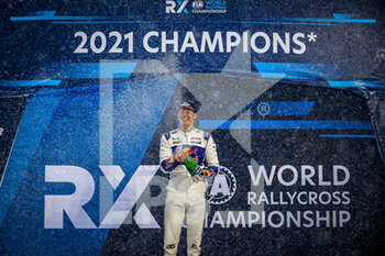 2021-11-28 - KRISTOFFERSSON Johan (SWE), team KYB EKS JC, Audi S1, World RX, portrait, podium, portrait during the World RX of Germany, 8th and 9th round of the 2021 FIA World Rallycross Championship, FIA WRX, from November 27 and 28 on the Nürburgring, in Nürburg, Germany - 2021 FIA WORLD RALLYCROSS CHAMPIONSHIP, FIA WRX - RALLY - MOTORS