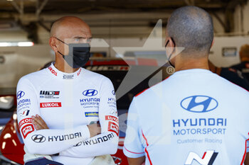 2021-08-20 - Tarquini Gabriele (ita), BRC Hyundai N Lukoil Squadra Corse, Hyundai Elantra N TCR, portrait during the 2021 FIA WTCR Race of Hungary, 4th round of the 2021 FIA World Touring Car Cup, Hungaroring, from August 20 to 22, 2021 in Budapest - Photo Grégory Lenormand / DPPI - 2021 FIA WTCR RACE OF HUNGARY, 4TH ROUND OF THE 2021 FIA WORLD TOURING CAR CUP - GRAND TOURISM - MOTORS