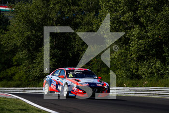 2021-08-20 - 08 Engstler Luca (ger), Engstler Hyundai N Liqui Moly Racing Team, Hyundai Elantra N TCR, action during the 2021 FIA WTCR Race of Hungary, 4th round of the 2021 FIA World Touring Car Cup, Hungaroring, from August 20 to 22, 2021 in Budapest - Photo Florent Gooden / DPPI - 2021 FIA WTCR RACE OF HUNGARY, 4TH ROUND OF THE 2021 FIA WORLD TOURING CAR CUP - GRAND TOURISM - MOTORS