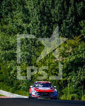 2021-08-20 - 03 Tarquini Gabriele (ita), BRC Hyundai N Lukoil Squadra Corse, Hyundai Elantra N TCR, action during the 2021 FIA WTCR Race of Hungary, 4th round of the 2021 FIA World Touring Car Cup, Hungaroring, from August 20 to 22, 2021 in Budapest - Photo Florent Gooden / DPPI - 2021 FIA WTCR RACE OF HUNGARY, 4TH ROUND OF THE 2021 FIA WORLD TOURING CAR CUP - GRAND TOURISM - MOTORS