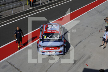 2021-08-20 - 03 Tarquini Gabriele (ita), BRC Hyundai N Lukoil Squadra Corse, Hyundai Elantra N TCR, action during the 2021 FIA WTCR Race of Hungary, 4th round of the 2021 FIA World Touring Car Cup, Hungaroring, from August 20 to 22, 2021 in Budapest - Photo Grégory Lenormand / DPPI - 2021 FIA WTCR RACE OF HUNGARY, 4TH ROUND OF THE 2021 FIA WORLD TOURING CAR CUP - GRAND TOURISM - MOTORS
