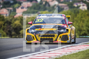 2021-08-20 - 32 Coronel Tom (ndl), Comtoyou DHL Team Audi Sport, Audi RS 3 LMS TCR (2021), action during the 2021 FIA WTCR Race of Hungary, 4th round of the 2021 FIA World Touring Car Cup, Hungaroring, from August 20 to 22, 2021 in Budapest - Photo Grégory Lenormand / DPPI - 2021 FIA WTCR RACE OF HUNGARY, 4TH ROUND OF THE 2021 FIA WORLD TOURING CAR CUP - GRAND TOURISM - MOTORS