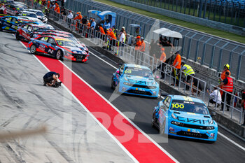 2021-08-20 - 100 Muller Yvan (fra), Cyan Racing Lynk & Co, Lync & Co 03 TCR, 68 Ehrlacher Yann (fra), Cyan Racing Lynk & Co, Lync & Co 03 TCR, action during the 2021 FIA WTCR Race of Hungary, 4th round of the 2021 FIA World Touring Car Cup, Hungaroring, from August 20 to 22, 2021 in Budapest - Photo Florent Gooden / DPPI - 2021 FIA WTCR RACE OF HUNGARY, 4TH ROUND OF THE 2021 FIA WORLD TOURING CAR CUP - GRAND TOURISM - MOTORS