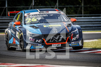 2021-08-20 - 26 Backman Jessica (swe), Target Competition, Hyundai Elantra N TCR, action during the 2021 FIA WTCR Race of Hungary, 4th round of the 2021 FIA World Touring Car Cup, Hungaroring, from August 20 to 22, 2021 in Budapest - Photo Grégory Lenormand / DPPI - 2021 FIA WTCR RACE OF HUNGARY, 4TH ROUND OF THE 2021 FIA WORLD TOURING CAR CUP - GRAND TOURISM - MOTORS