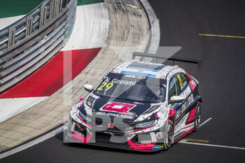 2021-08-22 - 29 Girolami Nestor (arg), ALL-INKL.COM Munnich Motorsport, Honda Civic Type R TCR (FK8), action during the 2021 FIA WTCR Race of Hungary, 4th round of the 2021 FIA World Touring Car Cup, Hungaroring, from August 20 to 22, 2021 in Budapest - Photo Grégory Lenormand / DPPI - 2021 FIA WTCR RACE OF HUNGARY, 4TH ROUND OF THE 2021 FIA WORLD TOURING CAR CUP - GRAND TOURISM - MOTORS