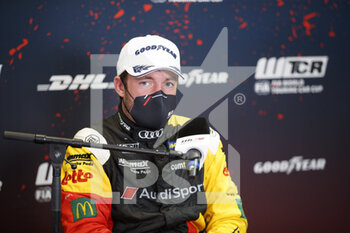 2021-08-22 - Vervisch Frederic (bel), Comtoyou Team Audi Sport, Audi RS 3 LMS TCR (2021), portrait press conference during the 2021 FIA WTCR Race of Hungary, 4th round of the 2021 FIA World Touring Car Cup, Hungaroring, from August 20 to 22, 2021 in Budapest - Photo Grégory Lenormand / DPPI - 2021 FIA WTCR RACE OF HUNGARY, 4TH ROUND OF THE 2021 FIA WORLD TOURING CAR CUP - GRAND TOURISM - MOTORS