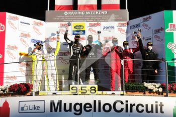 2021-10-09 - The podium of race 1:
1. #63 Alex Frassinetti, Luca Ghiotto - Imperiale Racing, Lamborghini Huracan GT3 Evo, GT3 Pro
2. #14 Daniel Mancinelli, Vito Postiglione - Audi Sport Italia, Audi R8 LMS, GT3 Pro
3. #21 Simon Mann, Matteo Cressoni - AF Corse, Ferrari 488 GT3 Evo, GT3 Pro-AM - CAMPIONATO ITALIANO GT - GRAND TOURISM - MOTORS