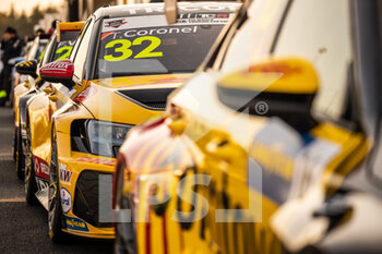 2021-10-08 - 32 Coronel Tom (ndl), Comtoyou DHL Team Audi Sport, Audi RS 3 LMS TCR (2021), ambiance paddock during the 2021 FIA WTCR Race of Czech Republic, 5th round of the 2021 FIA World Touring Car Cup, on the Autodrom Most, from October 8 to 10, 2021 in Most, Czech Republic - 2021 FIA WTCR RACE OF CZECH REPUBLIC, 5TH ROUND OF THE 2021 FIA WORLD TOURING CAR CUP - GRAND TOURISM - MOTORS