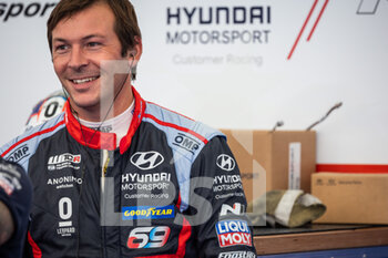 2021-10-08 - Vernay Jean-Karl (fra), Engstler Hyundai N Liqui Moly Racing Team, Hyundai Elantra N TCR, portrait paddock during the 2021 FIA WTCR Race of Czech Republic, 5th round of the 2021 FIA World Touring Car Cup, on the Autodrom Most, from October 8 to 10, 2021 in Most, Czech Republic - 2021 FIA WTCR RACE OF CZECH REPUBLIC, 5TH ROUND OF THE 2021 FIA WORLD TOURING CAR CUP - GRAND TOURISM - MOTORS