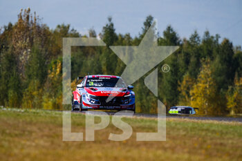 2021-10-08 - 03 Tarquini Gabriele (ita), BRC Hyundai N Lukoil Squadra Corse, Hyundai Elantra N TCR, action during the 2021 FIA WTCR Race of Czech Republic, 5th round of the 2021 FIA World Touring Car Cup, on the Autodrom Most, from October 8 to 10, 2021 in Most, Czech Republic - 2021 FIA WTCR RACE OF CZECH REPUBLIC, 5TH ROUND OF THE 2021 FIA WORLD TOURING CAR CUP - GRAND TOURISM - MOTORS