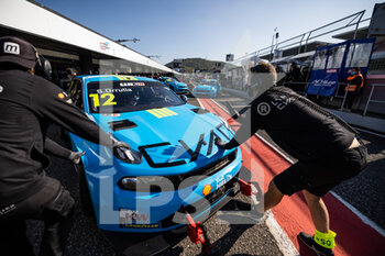 2021-10-08 - 12 Urrutia Santiago (uru), Cyan Performance Lynk & Co, Lync & Co 03 TCR, action pitlane, during the 2021 FIA WTCR Race of Czech Republic, 5th round of the 2021 FIA World Touring Car Cup, on the Autodrom Most, from October 8 to 10, 2021 in Most, Czech Republic - 2021 FIA WTCR RACE OF CZECH REPUBLIC, 5TH ROUND OF THE 2021 FIA WORLD TOURING CAR CUP - GRAND TOURISM - MOTORS