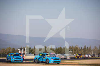 10/10/2021 - 100 Muller Yvan (fra), Cyan Racing Lynk & Co, Lync & Co 03 TCR, action 11 Bjork Thed (swe), Cyan Performance Lynk & Co, Lync & Co 03 TCR, action during the Race 1 of the 2021 FIA WTCR Race of Czech Republic, 5th round of the 2021 FIA World Touring Car Cup, on the Autodrom Most, from October 8 to 10, 2021 in Most, Czech Republic - 2021 FIA WTCR RACE OF CZECH REPUBLIC, 5TH ROUND OF THE 2021 FIA WORLD TOURING CAR CUP - TURISMO E GRAN TURISMO - MOTORI