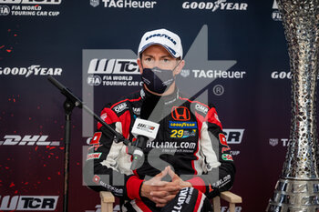10/10/2021 - Girolami Nestor (arg), ALL-INKL.COM Munnich Motorsport, Honda Civic Type R TCR (FK8), portrait press conference during the 2021 FIA WTCR Race of Czech Republic, 5th round of the 2021 FIA World Touring Car Cup, on the Autodrom Most, from October 8 to 10, 2021 in Most, Czech Republic - 2021 FIA WTCR RACE OF CZECH REPUBLIC, 5TH ROUND OF THE 2021 FIA WORLD TOURING CAR CUP - TURISMO E GRAN TURISMO - MOTORI