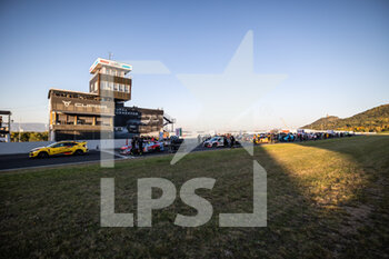 10/10/2021 - second starting grid, grille de depart, after the red flag during the Race 2 of the 2021 FIA WTCR Race of Czech Republic, 5th round of the 2021 FIA World Touring Car Cup, on the Autodrom Most, from October 8 to 10, 2021 in Most, Czech Republic - 2021 FIA WTCR RACE OF CZECH REPUBLIC, 5TH ROUND OF THE 2021 FIA WORLD TOURING CAR CUP - TURISMO E GRAN TURISMO - MOTORI