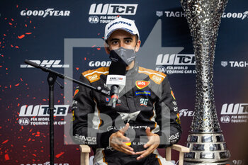 10/10/2021 - Azcona Mikel (spa), Zengo Motorsport, Cupa Leon Competicion TCR, portrait press conference during the Race 2 of the 2021 FIA WTCR Race of Czech Republic, 5th round of the 2021 FIA World Touring Car Cup, on the Autodrom Most, from October 8 to 10, 2021 in Most, Czech Republic - 2021 FIA WTCR RACE OF CZECH REPUBLIC, 5TH ROUND OF THE 2021 FIA WORLD TOURING CAR CUP - TURISMO E GRAN TURISMO - MOTORI